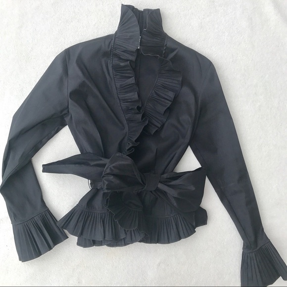 isadora collection Tops - Isadora Collection formal ruffle top size S
